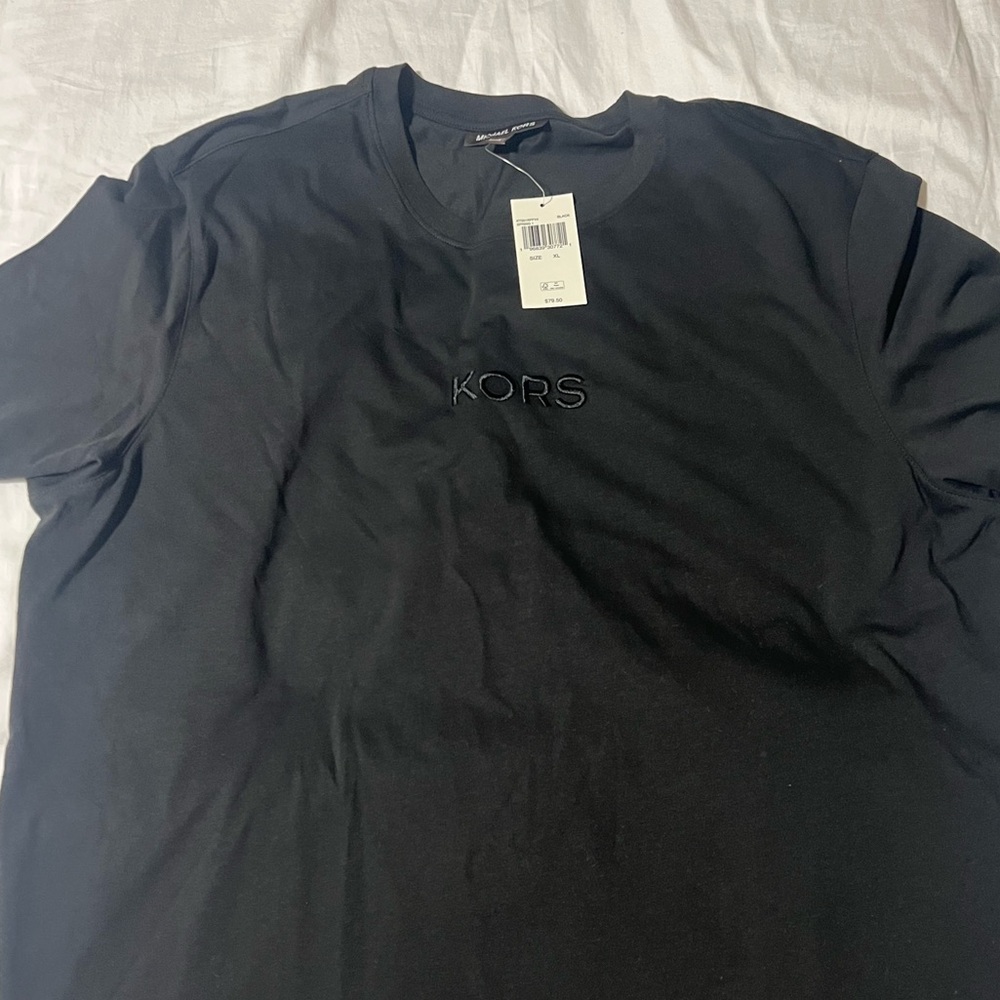 Michael Kors Black Short Sleeve Tee